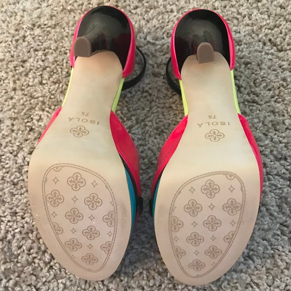 Isolá Black Neon Heels - Picture 4 of 7